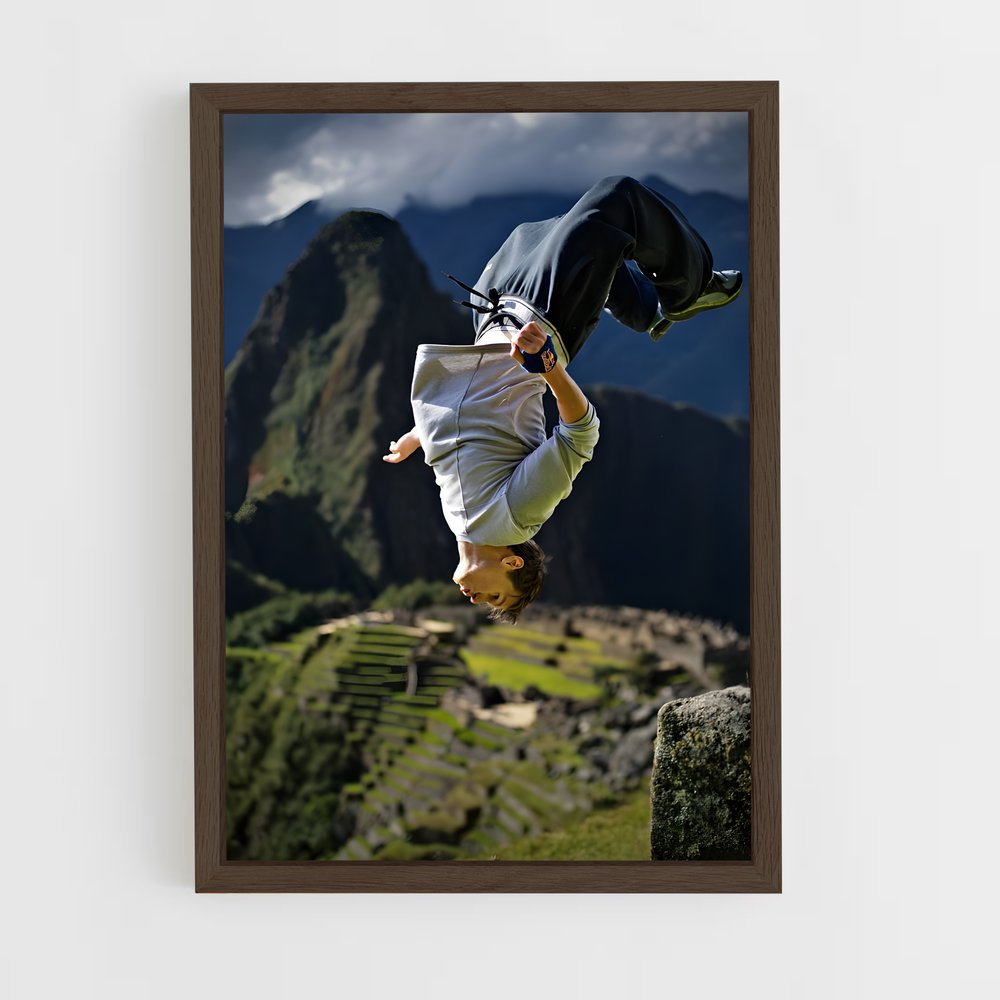 Poster Équilibre Extrême – affiche Parkour et freerun (vue 5)